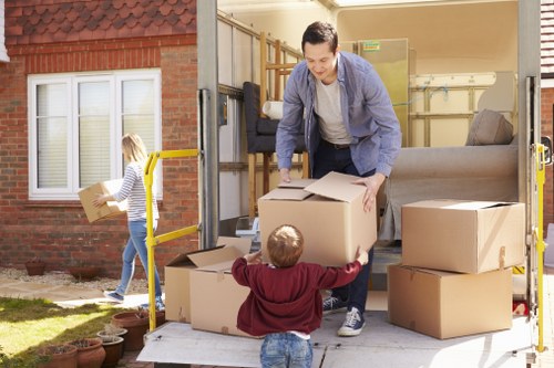 Local removal van used for flat and furniture moves in Tufnell Park