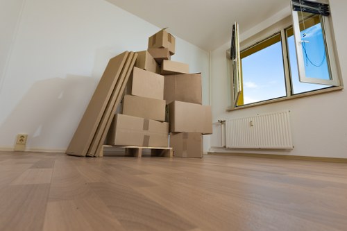 Man and van vehicle ready for a local move in Tufnell Park