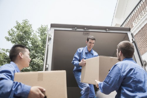 Local transfer station for sorting bulky removal materials