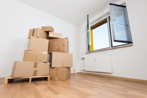 Low-carbon van used for sustainable removals in North London