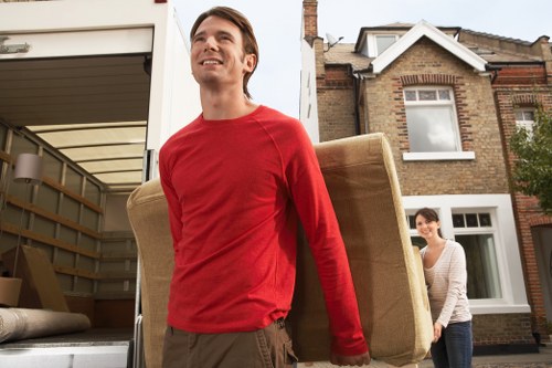 Moving team planning access for a Tufnell Park property
