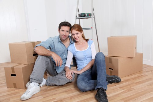 Moving truck ready for a flat or office relocation in Tufnell Park