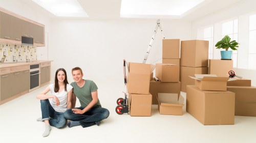 Household furniture ready for collection and transport