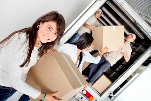Furniture handling during a North London house relocation
