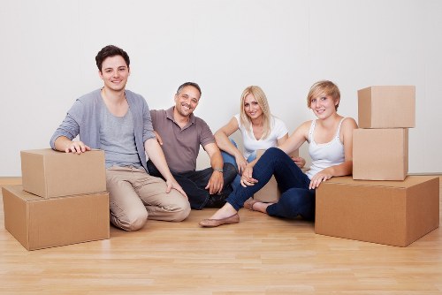 Local moving service assisting with boxes and household items