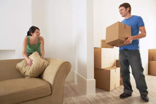 Local man and van service preparing for a move in North London
